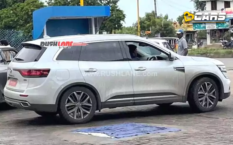Renault koleos suv spied in india again